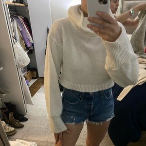Pretty little thing cropped turtleneck sweater